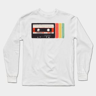 Vintage Retro Mixtape Cassette Long Sleeve T-Shirt